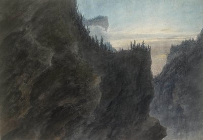 Eingang zum Tal der Grande Chartreuse, 18. Jahrhundert von John Robert Cozens